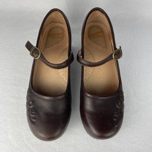 Dansko Savanna Mary Jane Clogs Shoes Brown 42